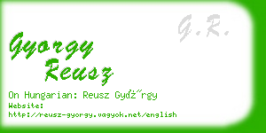 gyorgy reusz business card